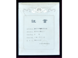 辽宁省科学技术进步三等奖