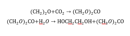 乙二醇反应方程式